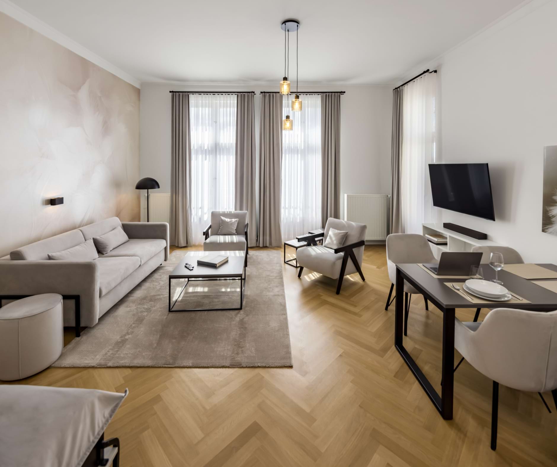Fully furnished apartments