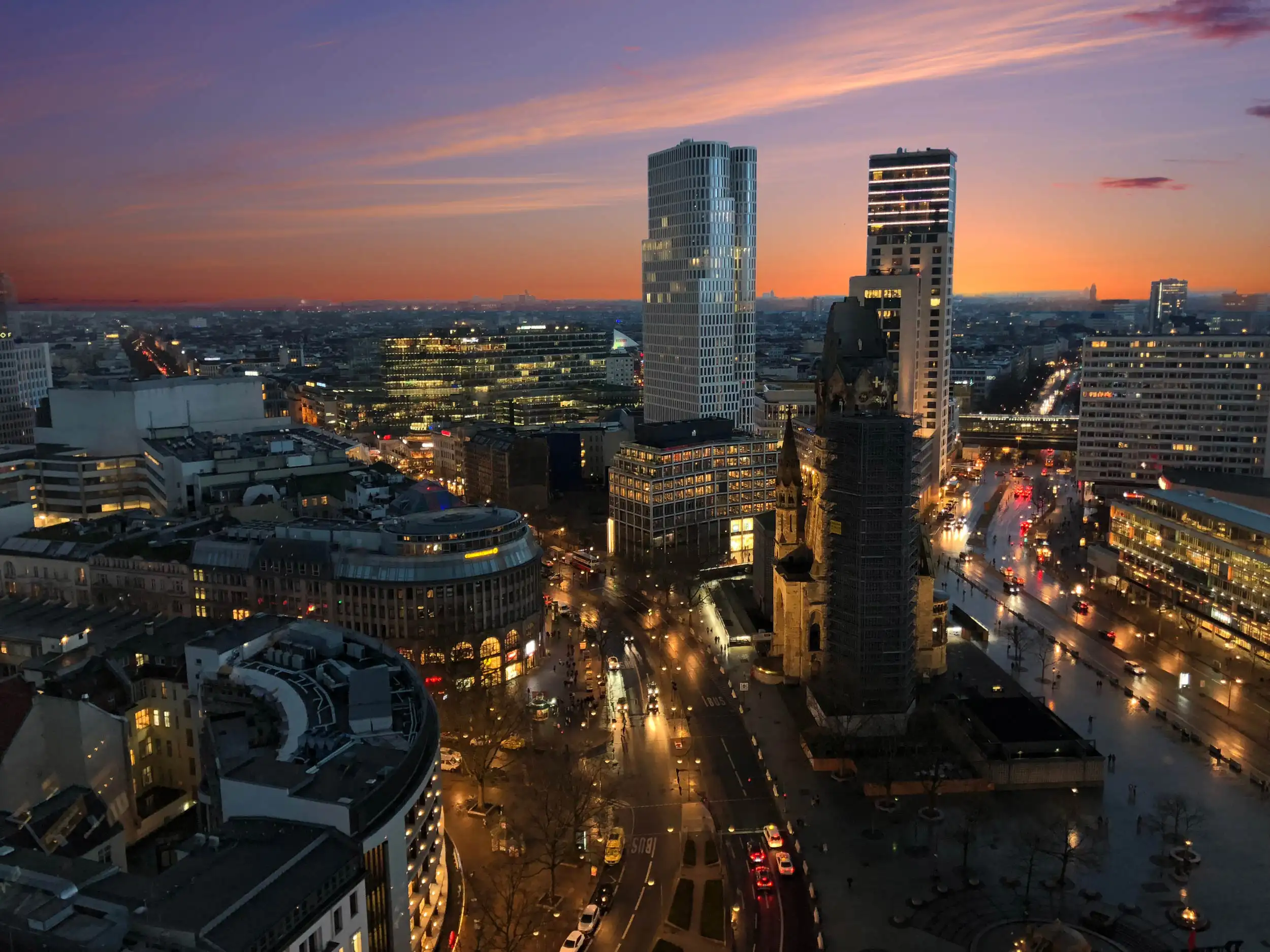 Berlin Kudamm Nightview